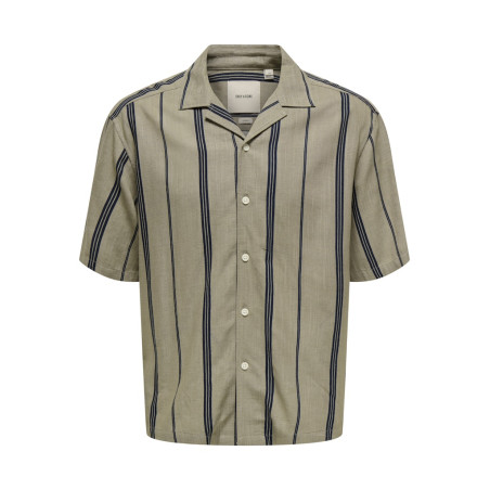 ONLY & SONS Stephan Skjorte - Laurel Oak / Dark Sapphire