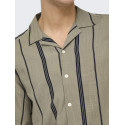 ONLY & SONS Stephan Skjorte - Laurel Oak / Dark Sapphire