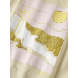 NAME IT KIDS Jekan T-shirt - Bleached Sand