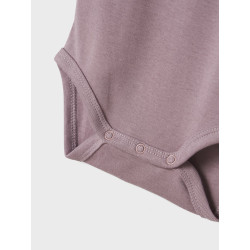 NAME IT BABY Fallon L/S Bodystocking - Elderberry