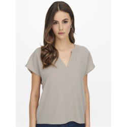 JDY Lion S/S Top - Chateau Gray