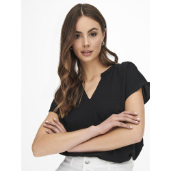 JDY Lion S/S Top - Sort