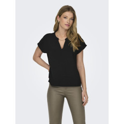 JDY Lion S/S Top - Sort