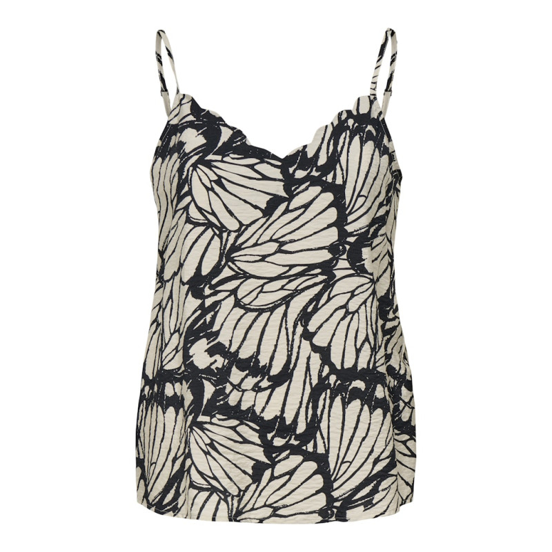 JDY Troya Singlet - Tapioca / Black_Structure