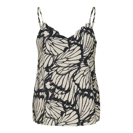 JDY Troya Singlet - Tapioca / Black_Structure