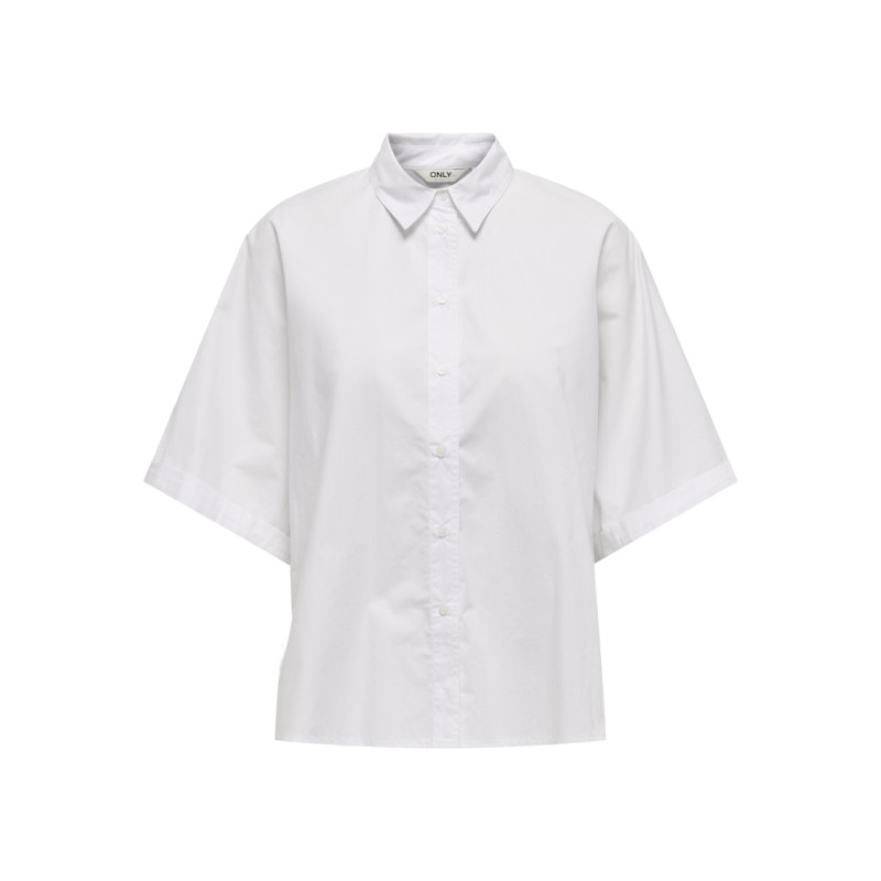 ONLY Mari S/S Skjorte - Bright White