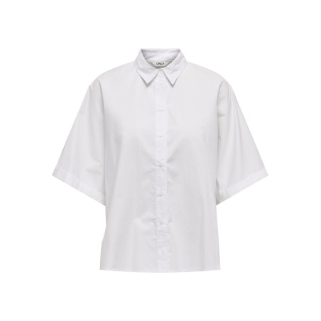 ONLY Mari S/S Skjorte - Bright White