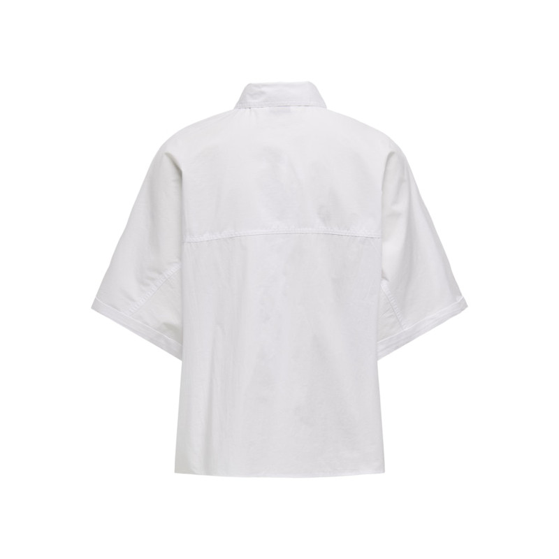ONLY Mari S/S Skjorte - Bright White