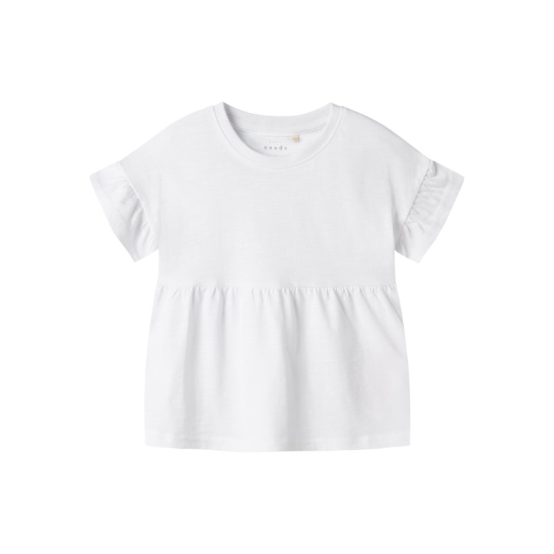 NAME IT MINI Vavina S/S Top - Bright White