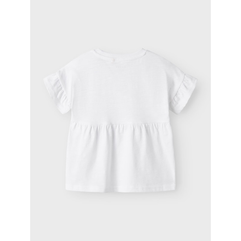 NAME IT MINI Vavina S/S Top - Bright White