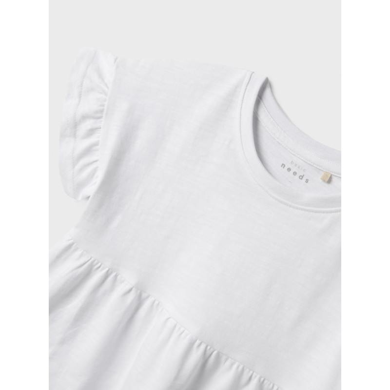 NAME IT MINI Vavina S/S Top - Bright White