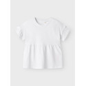 NAME IT MINI Vavina S/S Top - Bright White