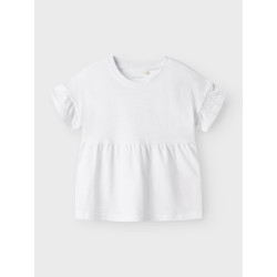 NAME IT MINI Vavina S/S Top - Bright White