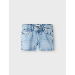 NAME IT KIDS Rose Denim Shorts 6042 - Medium Blue Denim