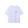 NAME IT KIDS Diana T-shirt - Bright White / Peach
