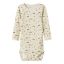 NAME IT BABY Joyane L/S Bodystocking - Summer Sand