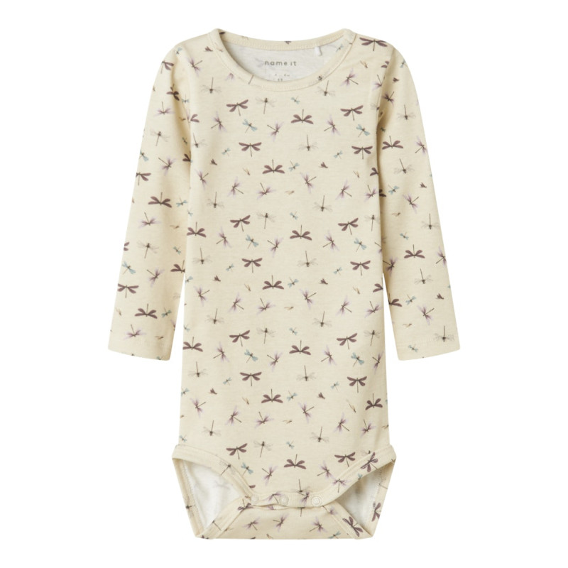 NAME IT BABY Joyane L/S Bodystocking - Summer Sand