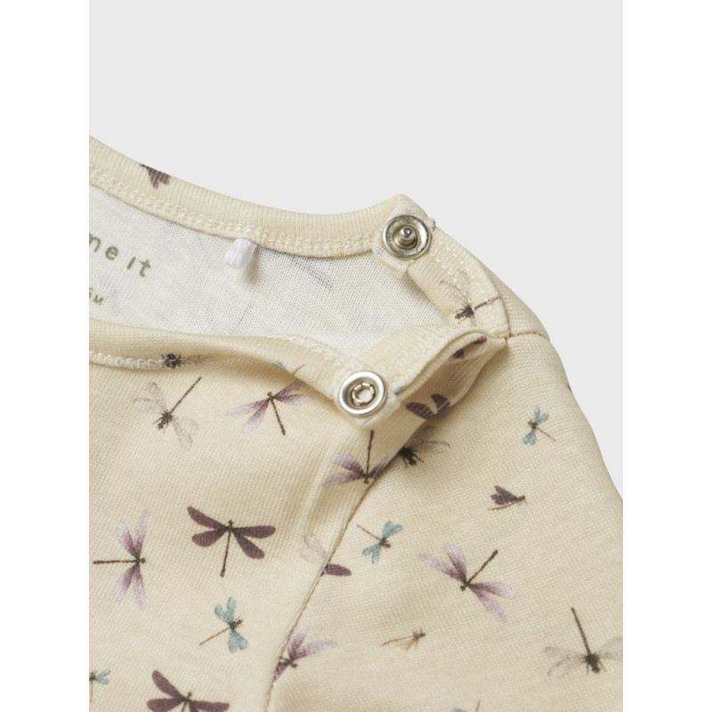 NAME IT BABY Joyane L/S Bodystocking - Summer Sand