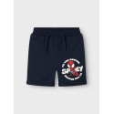 NAME IT MINI Mani Spider Sweat Shorts - Navy Blazer