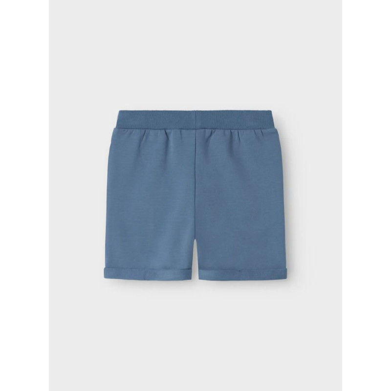 NAME IT MINI Mani Spider Sweat Shorts - Blue Mirage