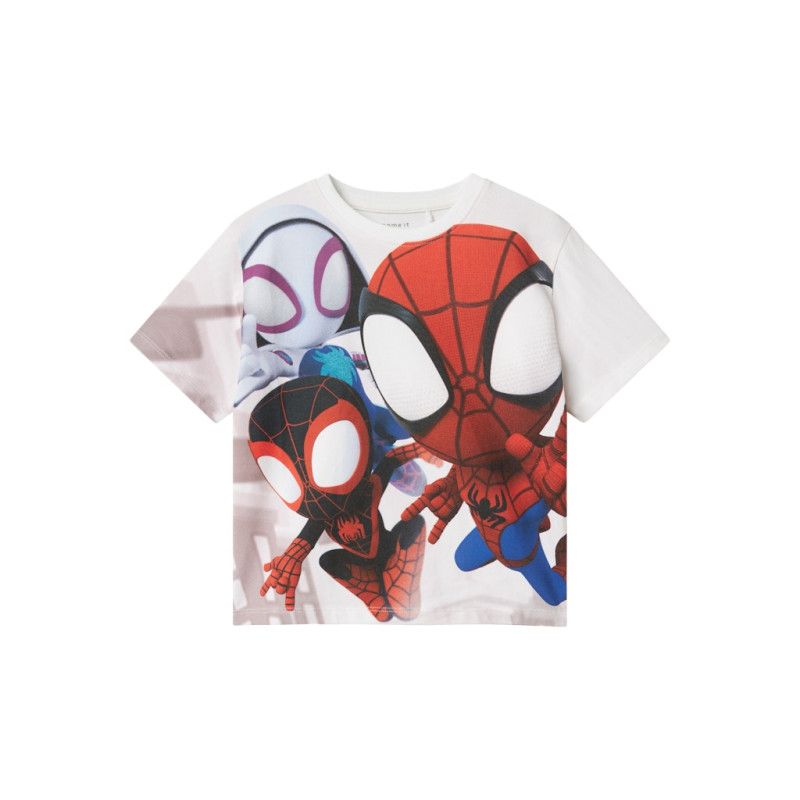 NAME IT MINI Mario Spider T-shirt - Bright White