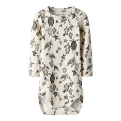 NAME IT BABY Jillo L/S Bodystocking - Peyote Melange