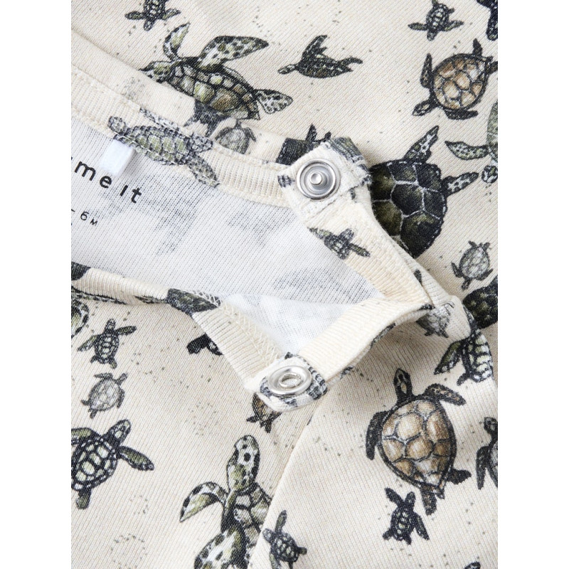 NAME IT BABY Jillo L/S Bodystocking - Peyote Melange