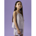 NAME IT KIDS Jianna Strop Top - Misty Lilac
