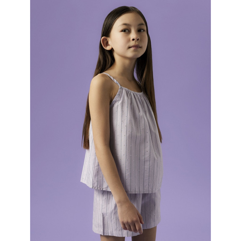 NAME IT KIDS Jianna Strop Top - Misty Lilac