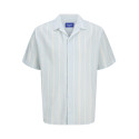 JACK & JONES JUNIOR Tavira Luke Stribet Skjorte - Skyway