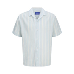JACK & JONES JUNIOR Tavira Luke Stribet Skjorte - Skyway