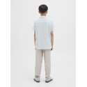 JACK & JONES JUNIOR Tavira Luke Stribet Skjorte - Skyway