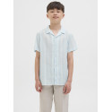 JACK & JONES JUNIOR Tavira Luke Stribet Skjorte - Skyway