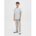 JACK & JONES JUNIOR Tavira Luke Stribet Skjorte - Skyway