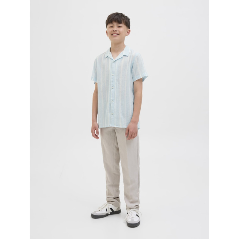 JACK & JONES JUNIOR Tavira Luke Stribet Skjorte - Skyway