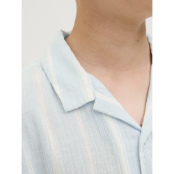 JACK & JONES JUNIOR Tavira Luke Stribet Skjorte - Skyway