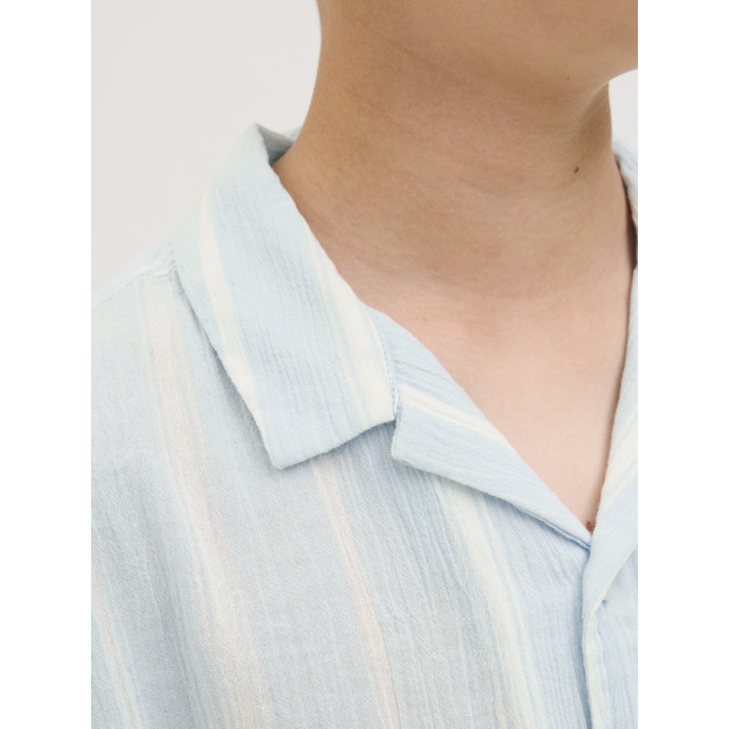 JACK & JONES JUNIOR Tavira Luke Stribet Skjorte - Skyway