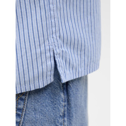 JACK & JONES JUNIOR Cody Poplin Skjorte - Cashmere Blue