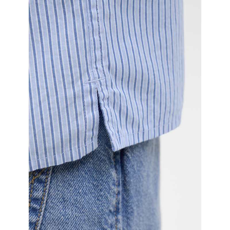 JACK & JONES JUNIOR Cody Poplin Skjorte - Cashmere Blue