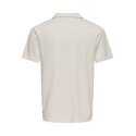 ONLY & SONS Caspian S/S Skjorte - Egret
