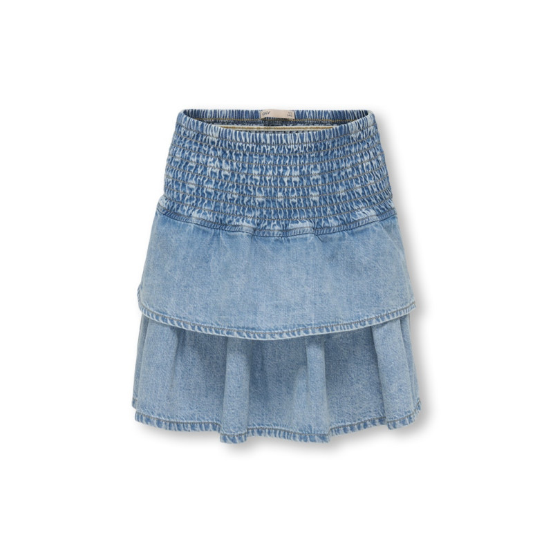 KIDS ONLY Paula Denim Nederdel - Light Blue Denim