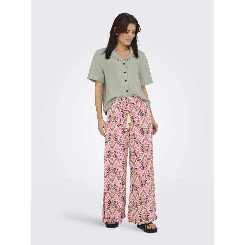 JDY Bree Life Bukser - Cement / Rosebloom