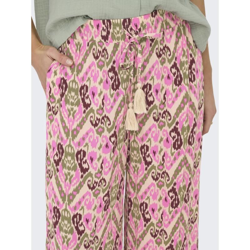 JDY Bree Life Bukser - Cement / Rosebloom