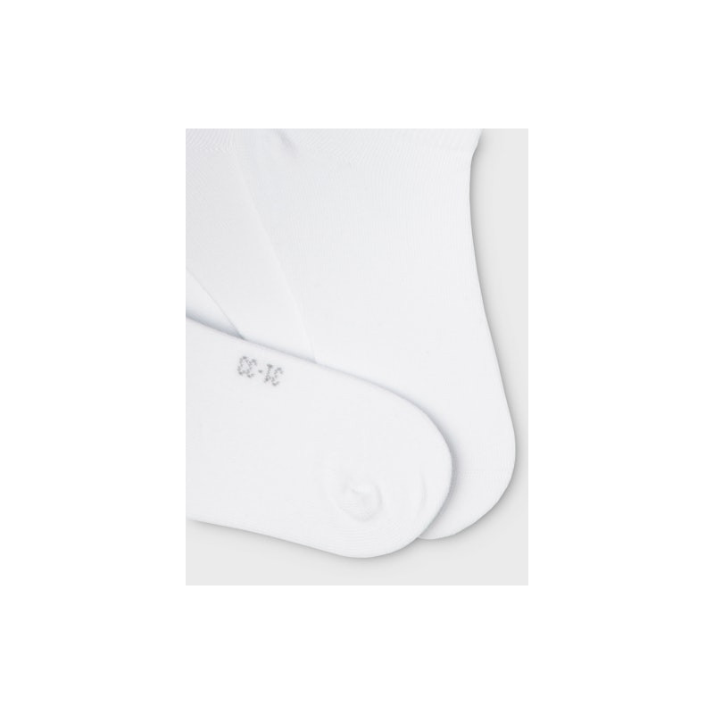 NAME IT Unisex 7-pak Footies - Hvid