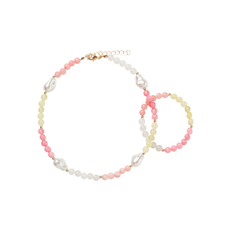 NAME IT KIDS Sumia Smykkesæt - Cameo Pink