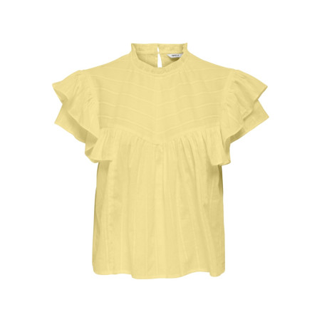 ONLY Heike S/L Flæse Top - Lemon Meringue