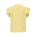ONLY Heike S/L Flæse Top - Lemon Meringue