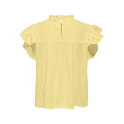 ONLY Heike S/L Flæse Top - Lemon Meringue