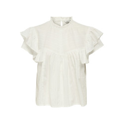 ONLY Heike S/L Flæse Top - Cloud Dancer