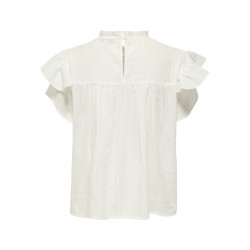 ONLY Heike S/L Flæse Top - Cloud Dancer